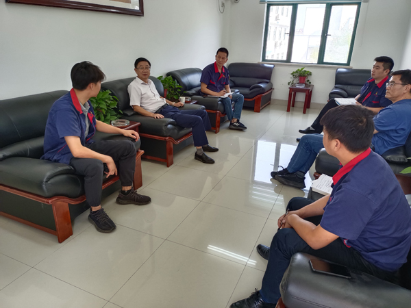 公司黨委書記到建材公司調研 公司黨委書記到建材公司調研