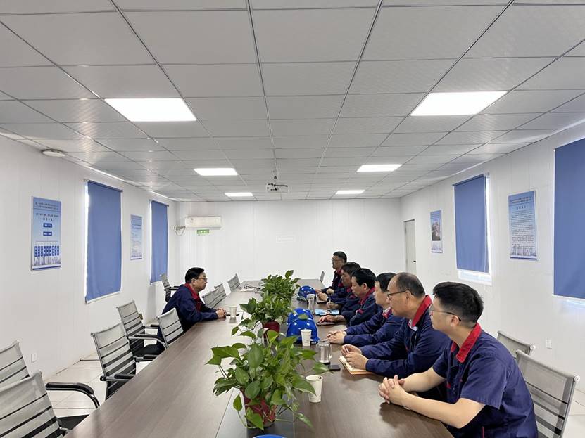 王伍升到銅基新材料項目調研 王伍升到銅基新材料項目調研